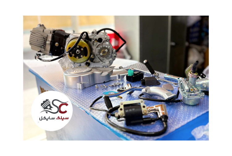 انجین کامل موتورسیکلت ۱۱۰ سی سی یا ۷۰ سی سی(بدون استارت)فابریک شهاب